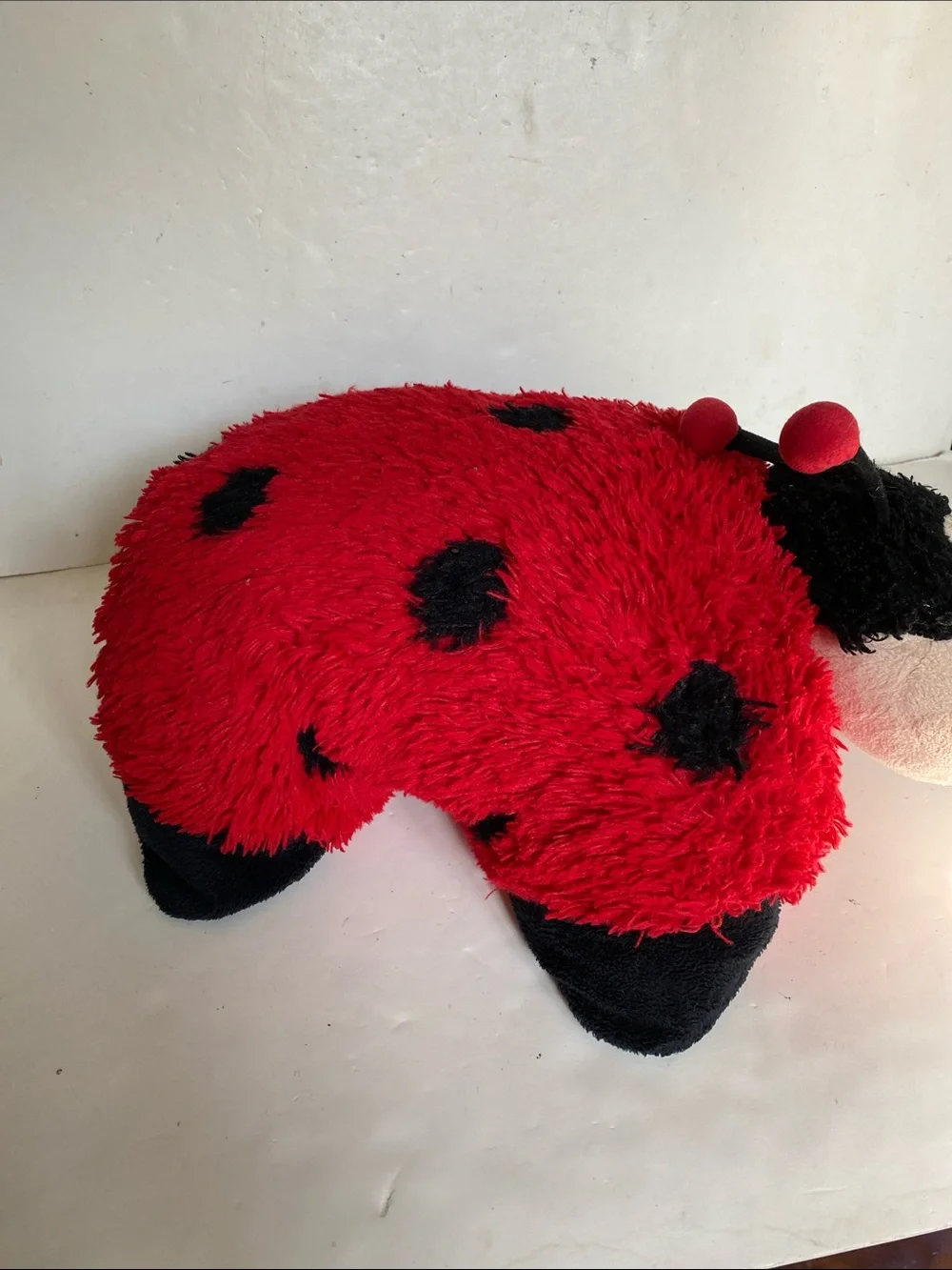Pillow Pets Rare Retired Ms. Ladybug Folding Plush Pillow